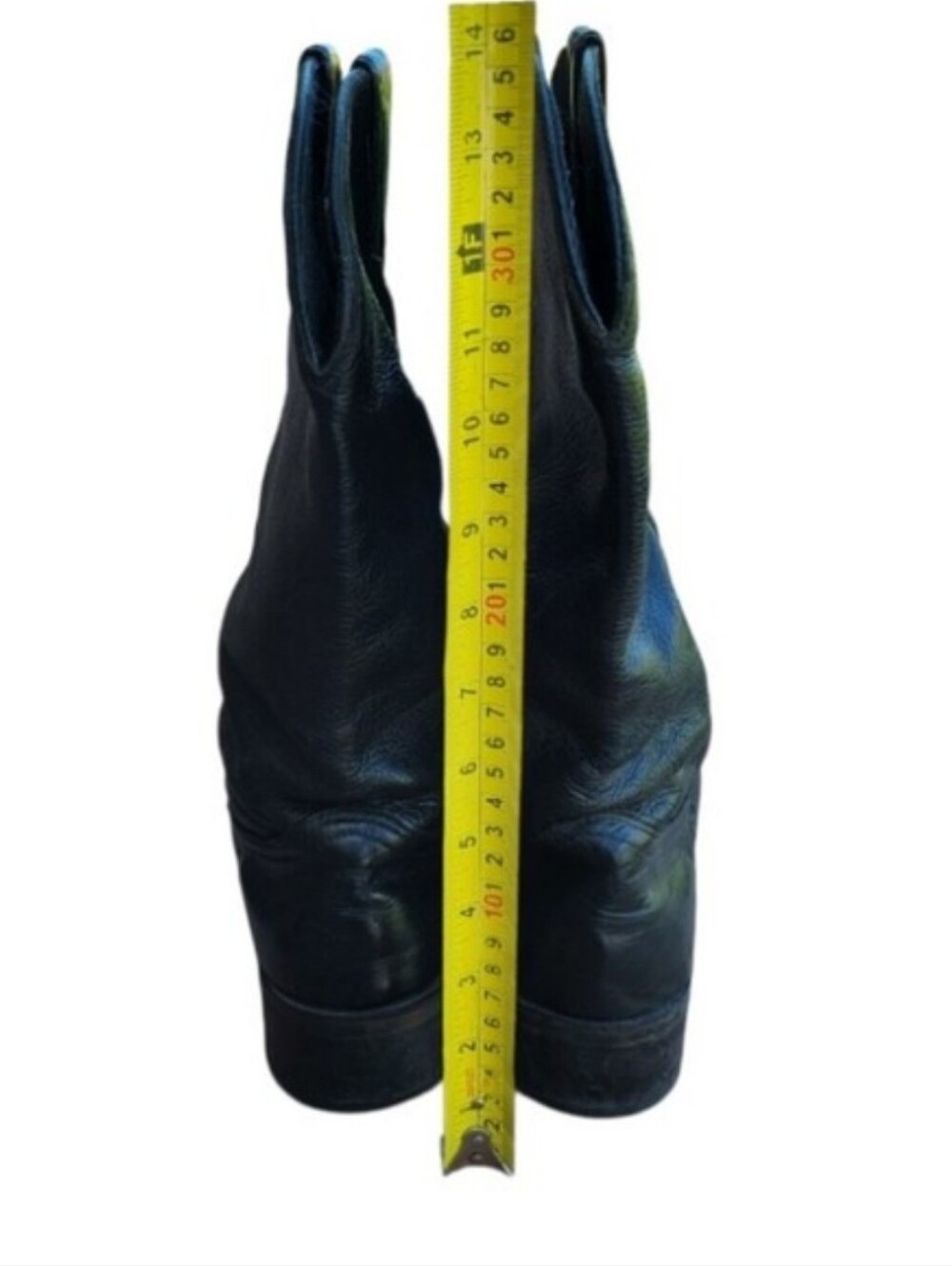 Durango Black Leather Pull On Cowboy Western Ranch Horse Riding Barn Boot Men 10 - Picture 11 of 14